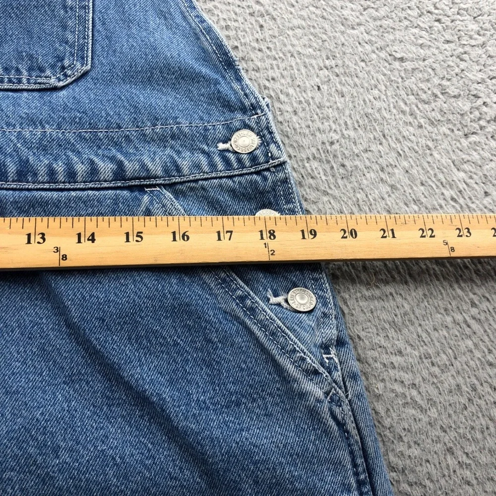 Levis Overalls Mens Medium Blue Denim Heritage Workwear Stone Washed Bib Jeans